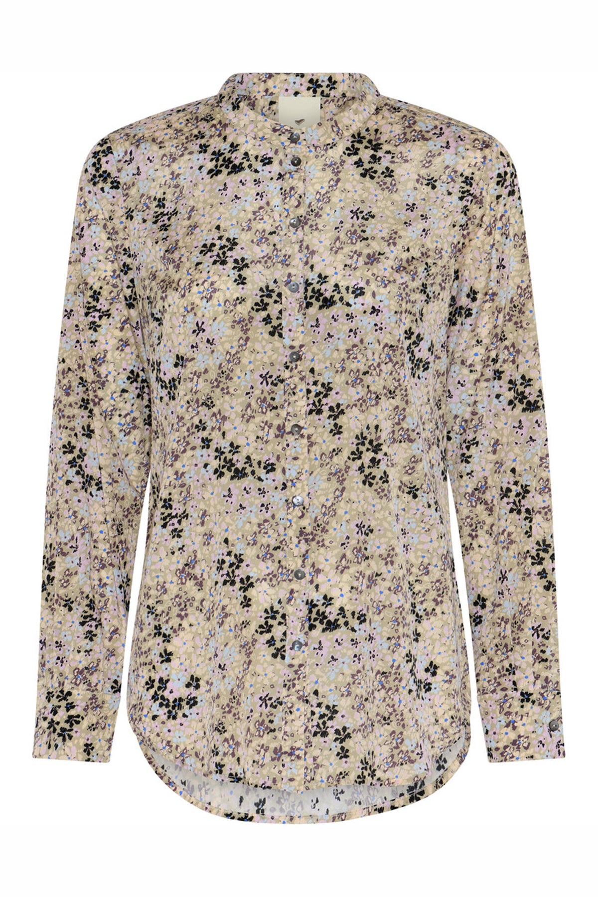 651HMMaple skjorta 805 Ljus blommigt tryck - HM1327