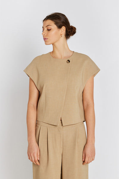 6800RDFLuxyKira väst 535 Khaki - RDF679 Thumbnail