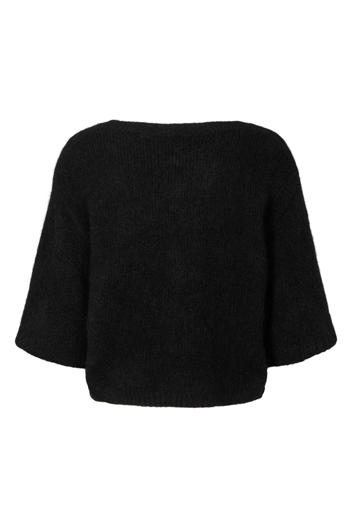 6873RDFElisa stickad kofta 20 Svart - RDF409