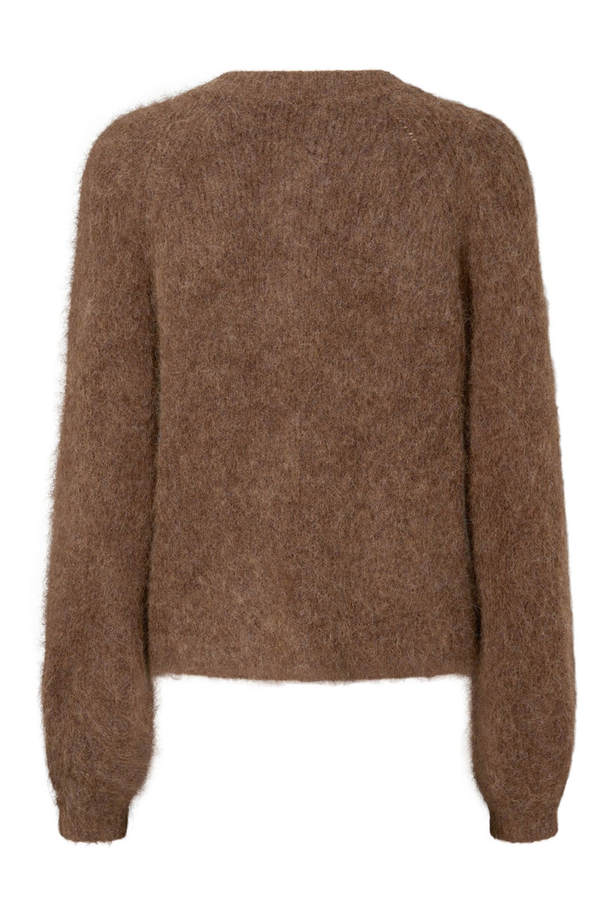 6873RDFNewLeonora stickad tröja 45 Bitter chocolate - RDF567