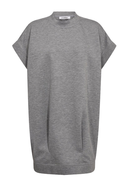 LanceCC Sweat Dress 57-Gråmelerad - 46082 Thumbnail