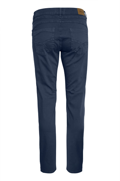 CRAnn Twill-byxor - Coco Fit Dress Blues Thumbnail