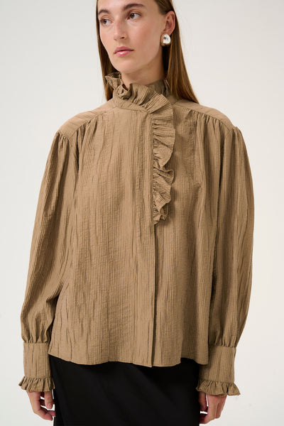 KBTrace Blouse Toasted Coconut - 10105327 Thumbnail
