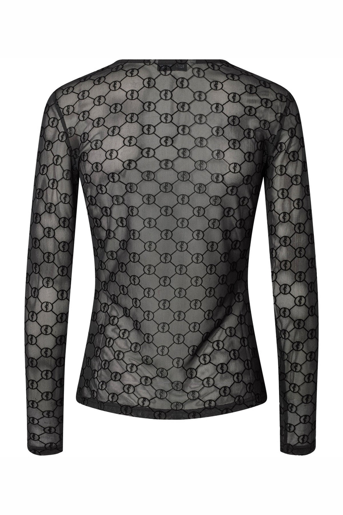 7390RDF Rundhalsad blus 20 Svart - RDF701