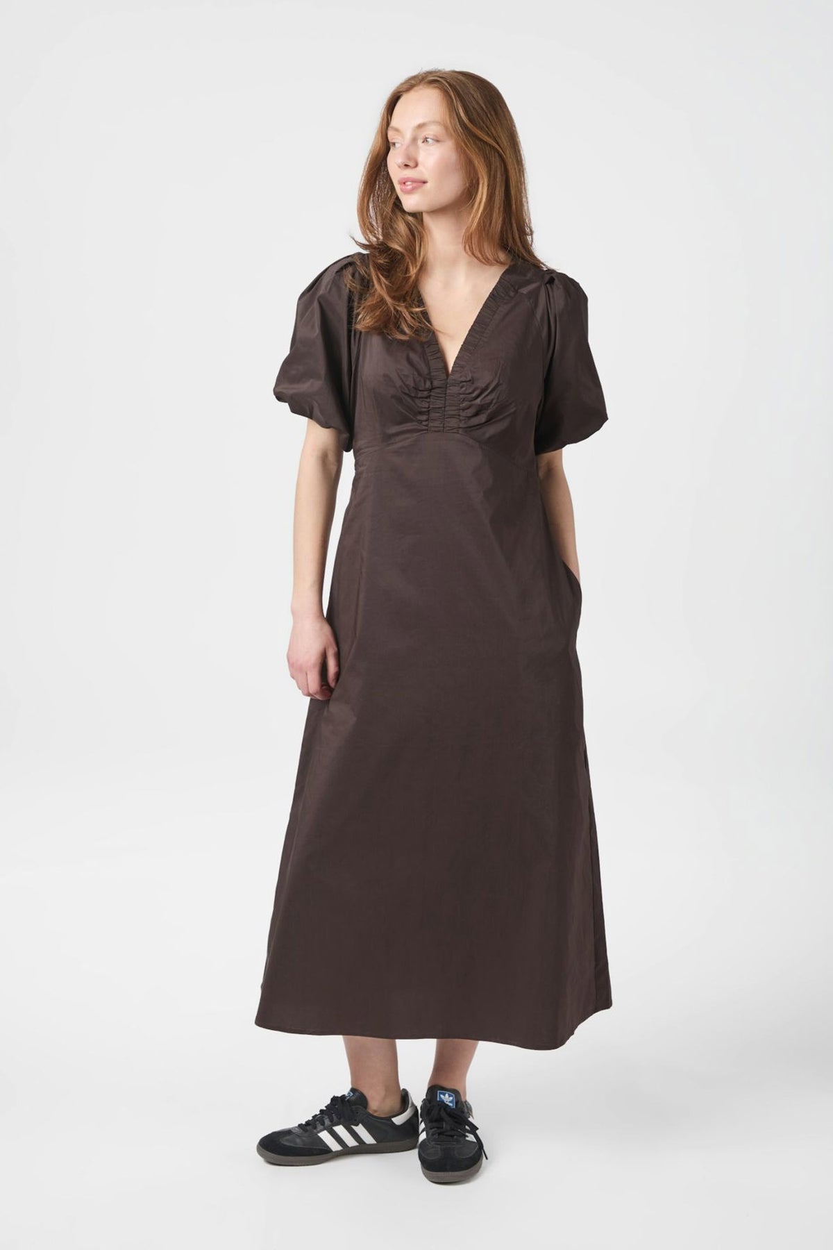Illana Poplin Chokladbrun - 160660