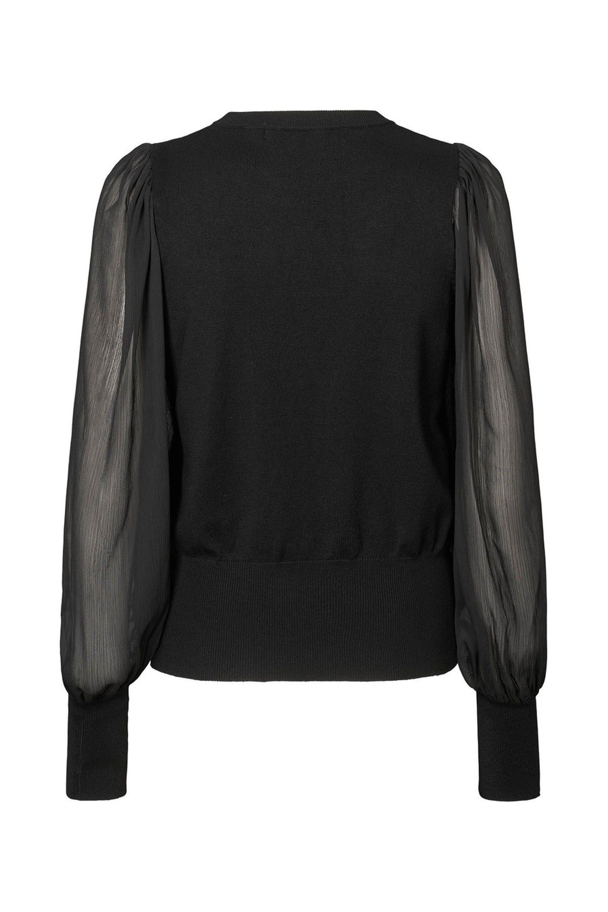 7493RDFKatrica stickad blus 20 Svart - RDF627