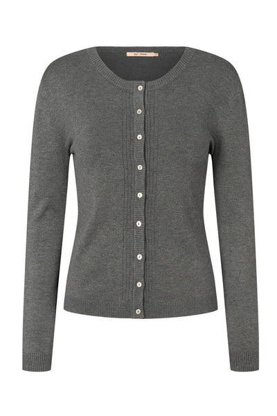 7493 Softy Heloise stickad kofta 403 Storm grey - RDF281 Thumbnail