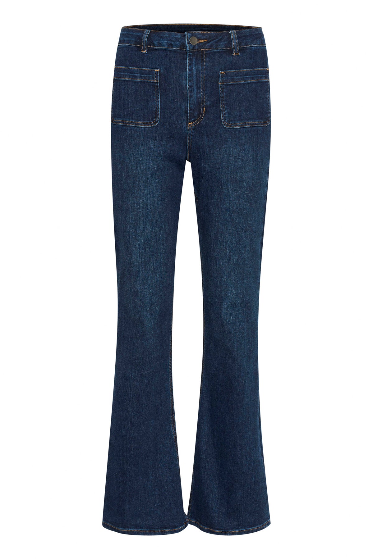 KAsinem Flared Jeans Mörkblå Denim - 10508464