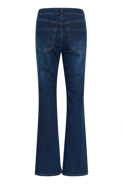 KAsinem Flared Jeans Mörkblå Denim - 10508464 Thumbnail