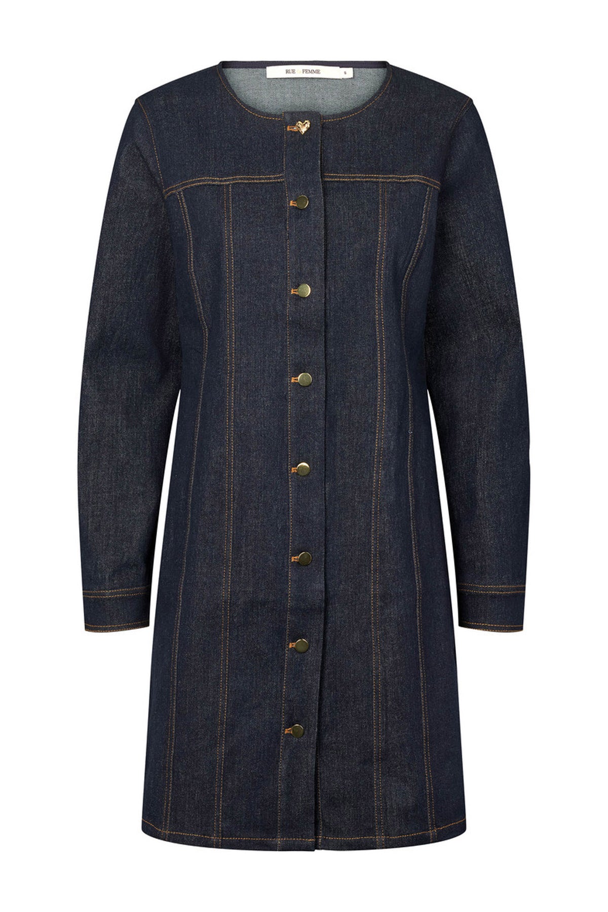 7659RDFKya klänning 200 Blå denim - RDF611