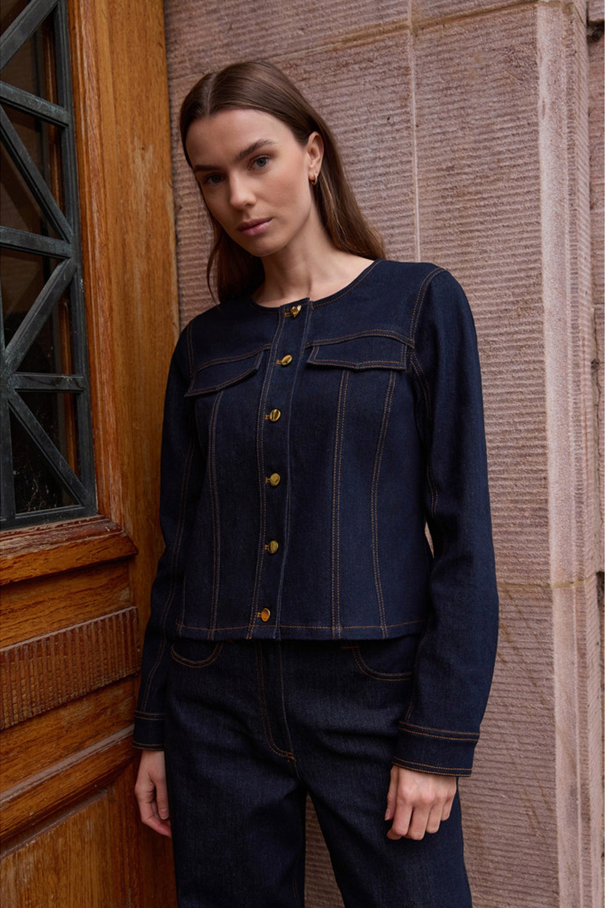 7659RDFSolenne jacka 200 Blue denim - RDF635