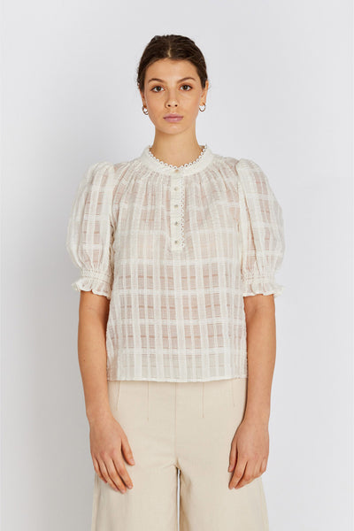 7716RDFRowan skjorta 02 Off white - RDF761 Thumbnail