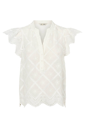 7739RDFCressida blus 01 Vit - RDF903