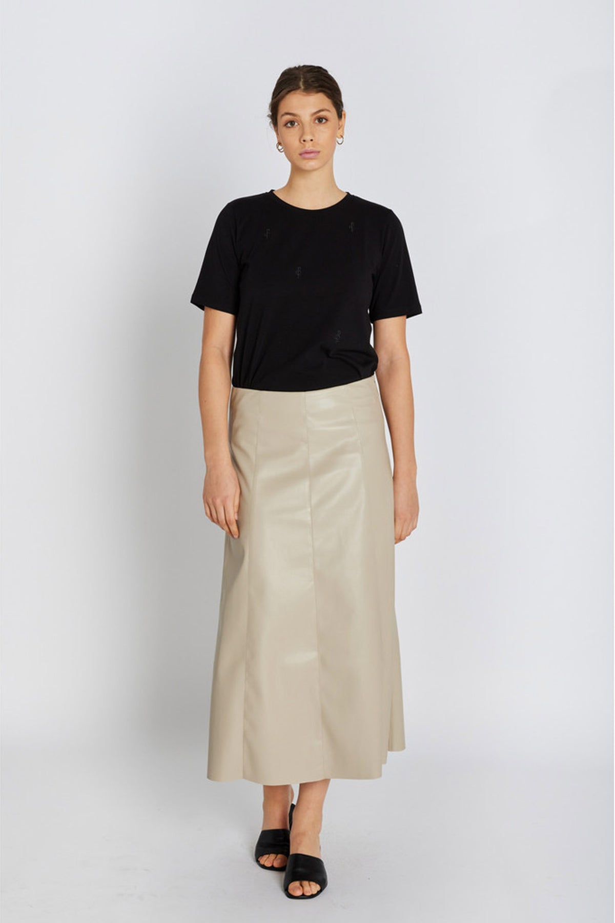 7744RDFAledra vegansk kjol, lon 05 .Sand - RDF774