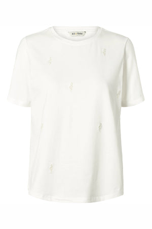 7755RDFAlvina logo T-Shirt 02 Off white - RDF684