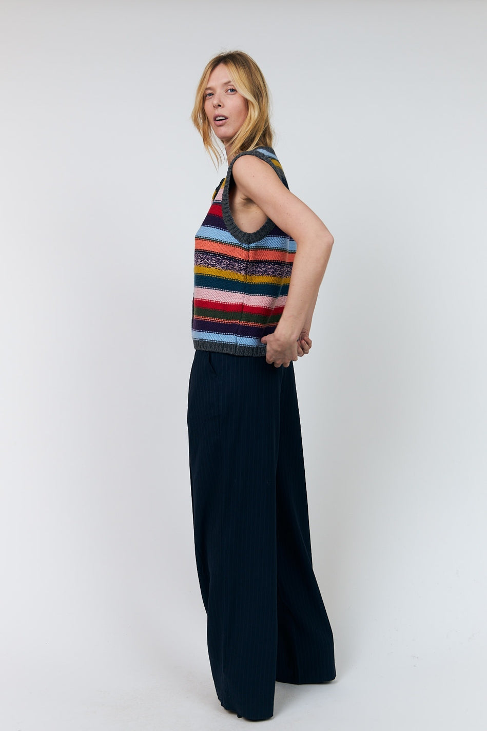 Caitll Knit Vest Sl MULTI - 26434-5022