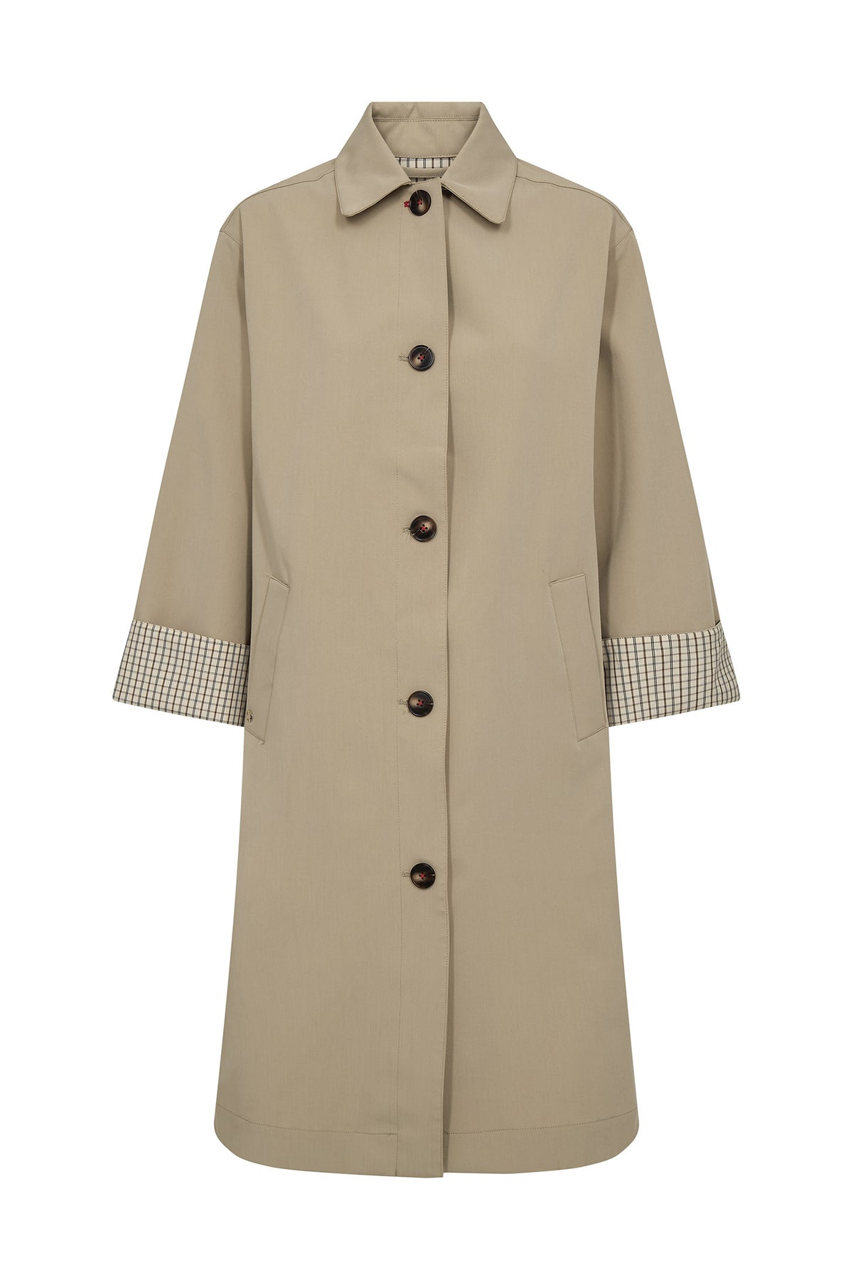 MMRiko Bora Trenchcoat Twill - 178210