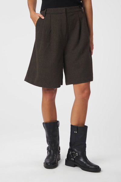 Nika Mini Check Brown Melange - 167169 Thumbnail