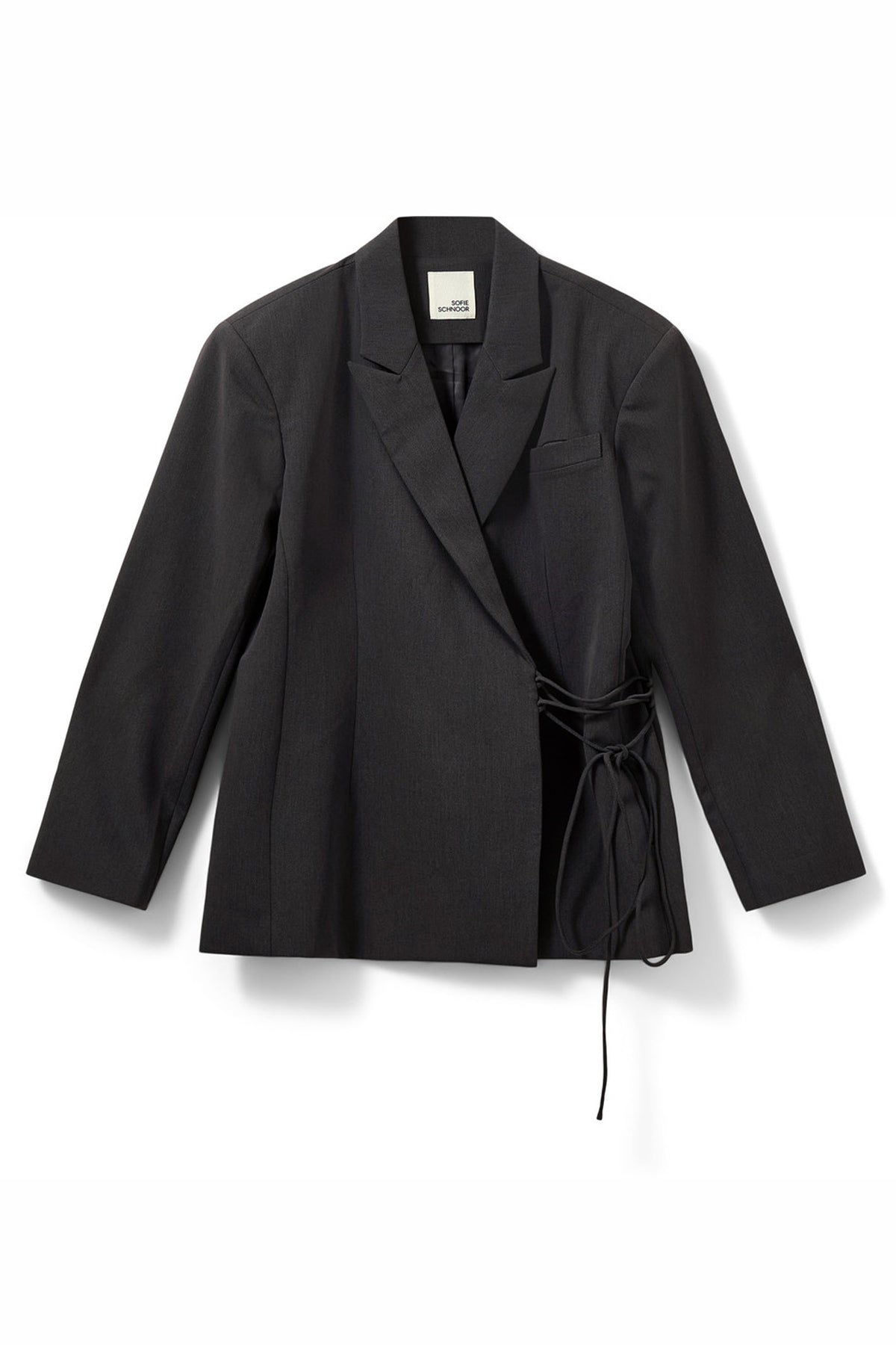 SUSSIESW TIE STRING BLAZER 8008 Mörkgrå - S261375