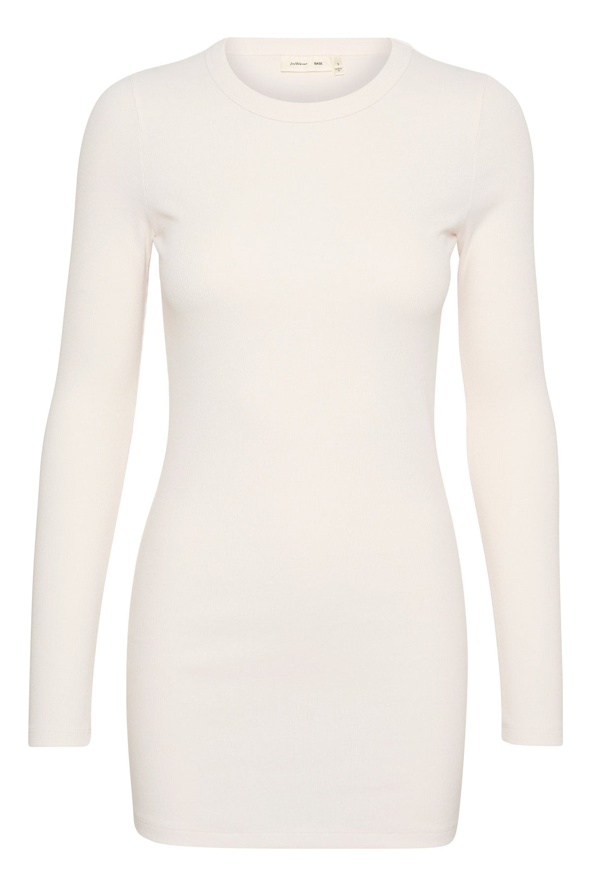 LolahIW Base Long Tee Whisper White - 30109345