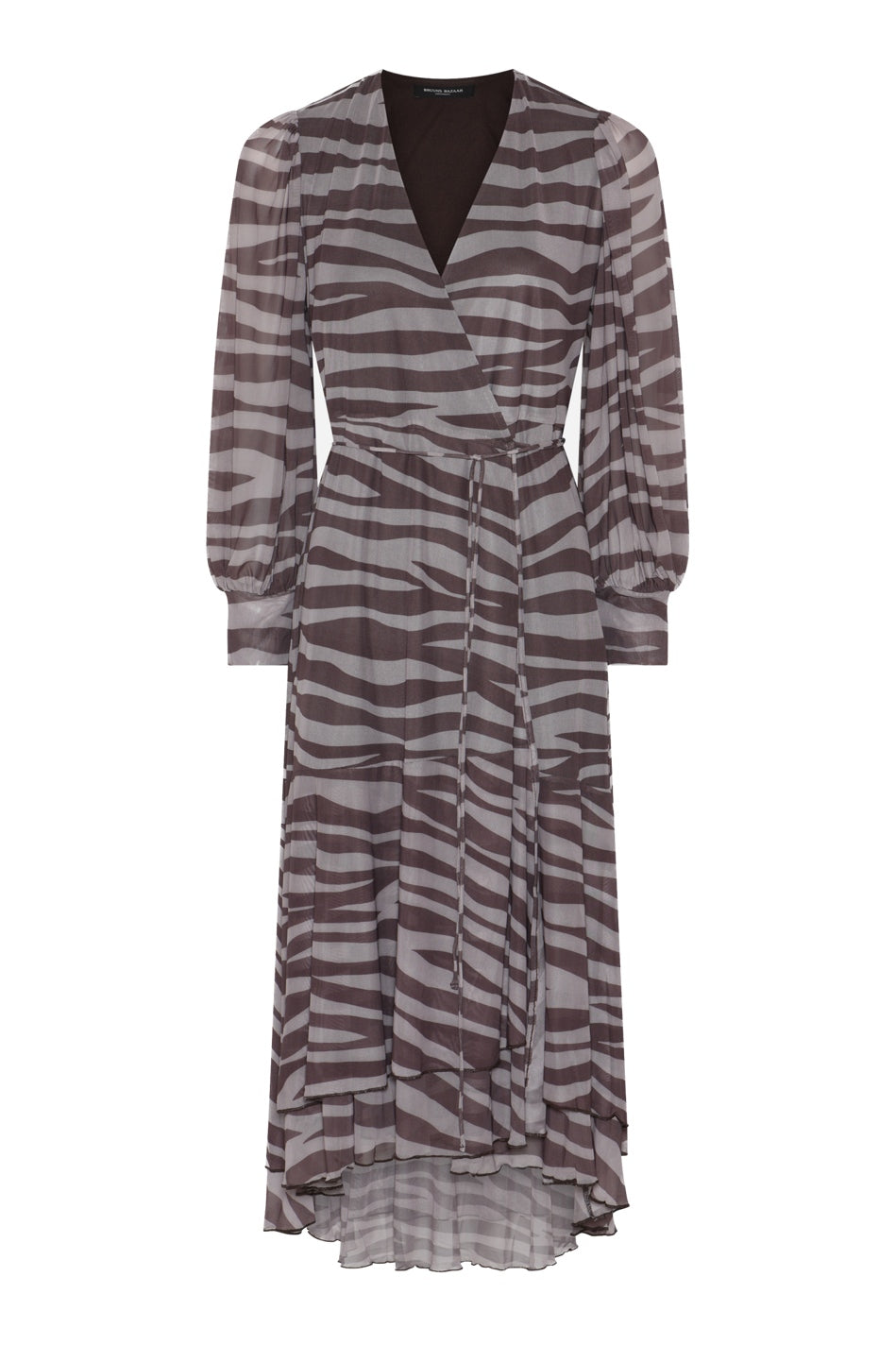 PhloxBBNora klänning Brun / beige zebratryck - BBW3497