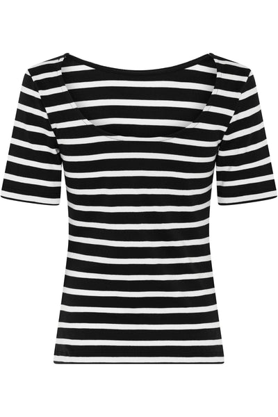 IguanuraBBBlus med båtringning Svart / Creme randig - BBW5042 Thumbnail