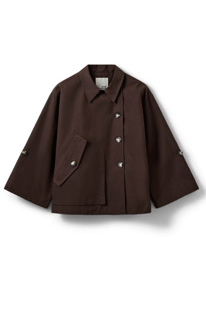 AGATHASW JACKET 7025 Mörkbrun - SNOS609
