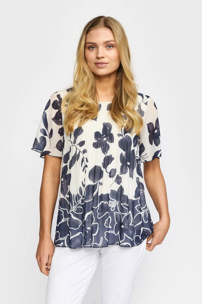 ALBA 2039 NAVY FLOWER - 10214411545 Thumbnail