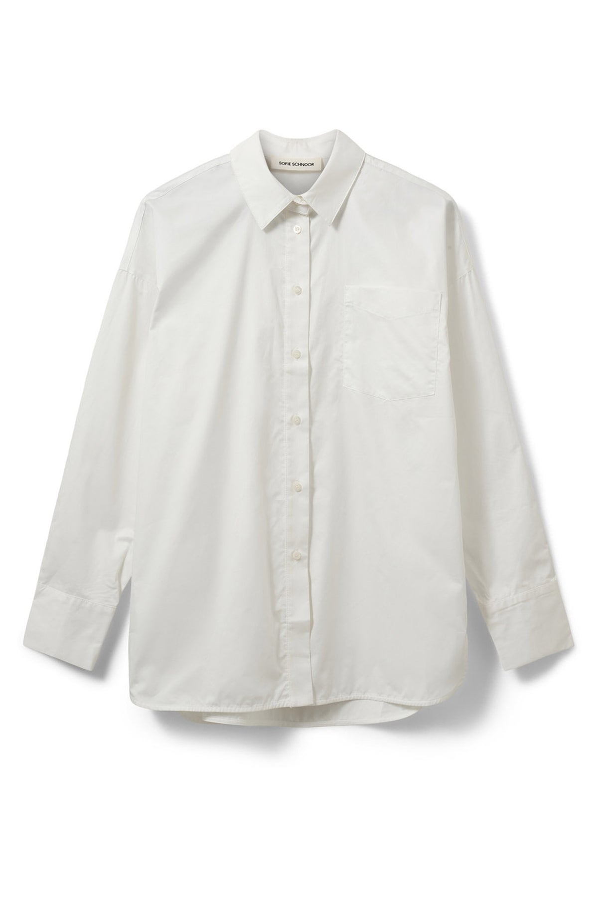 ALINASW OVERSIZED SHIRT 0105 Vit - SNOS742