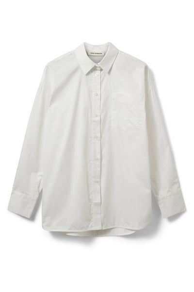 ALINASW OVERSIZED SHIRT 0105 Vit - SNOS742 Thumbnail