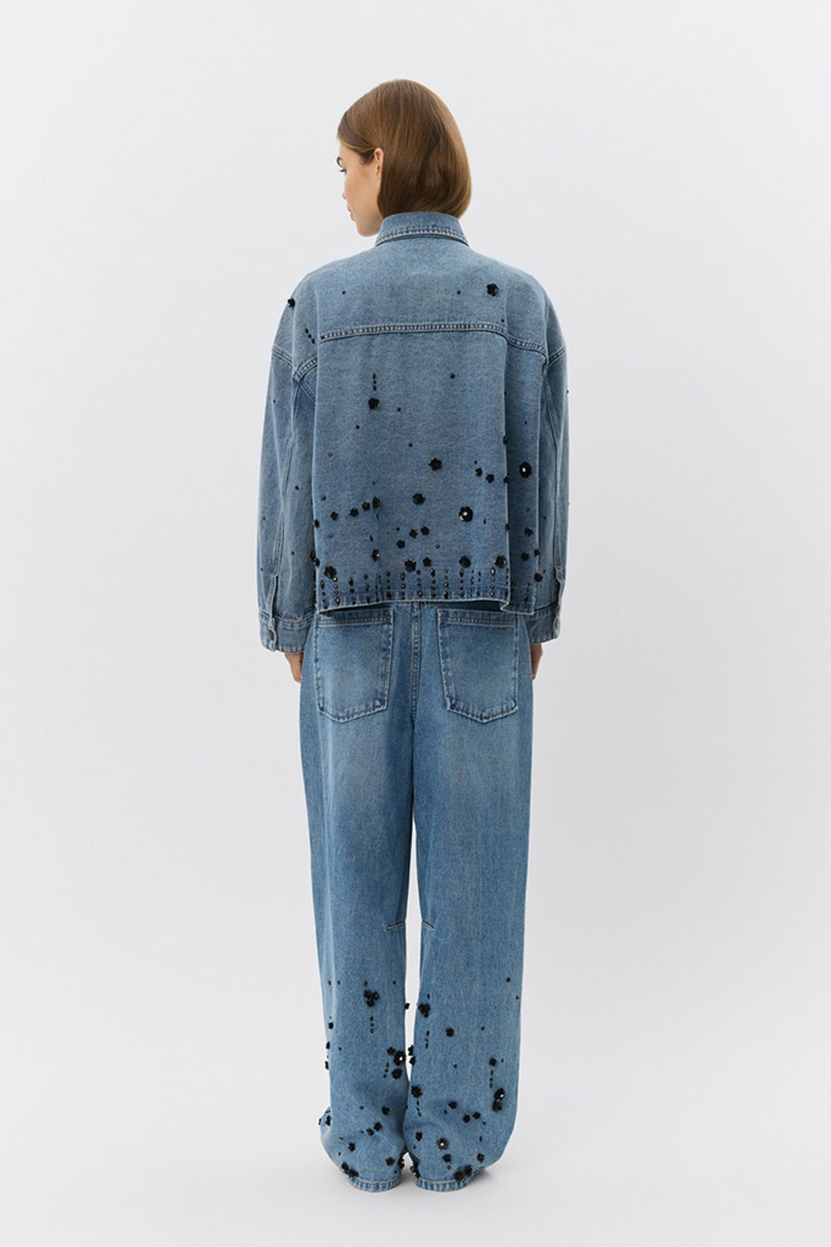 AMAYASW BOXY DENIM JACKET 5002 Denim blue - S261320