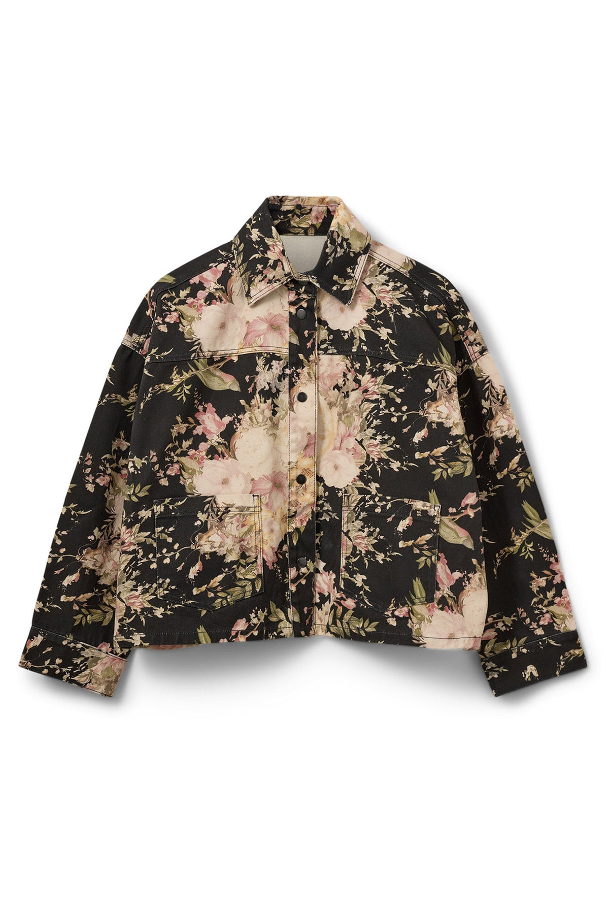 AMAYASW BOXY DENIM JACKET 9069 Flower mix - S261125