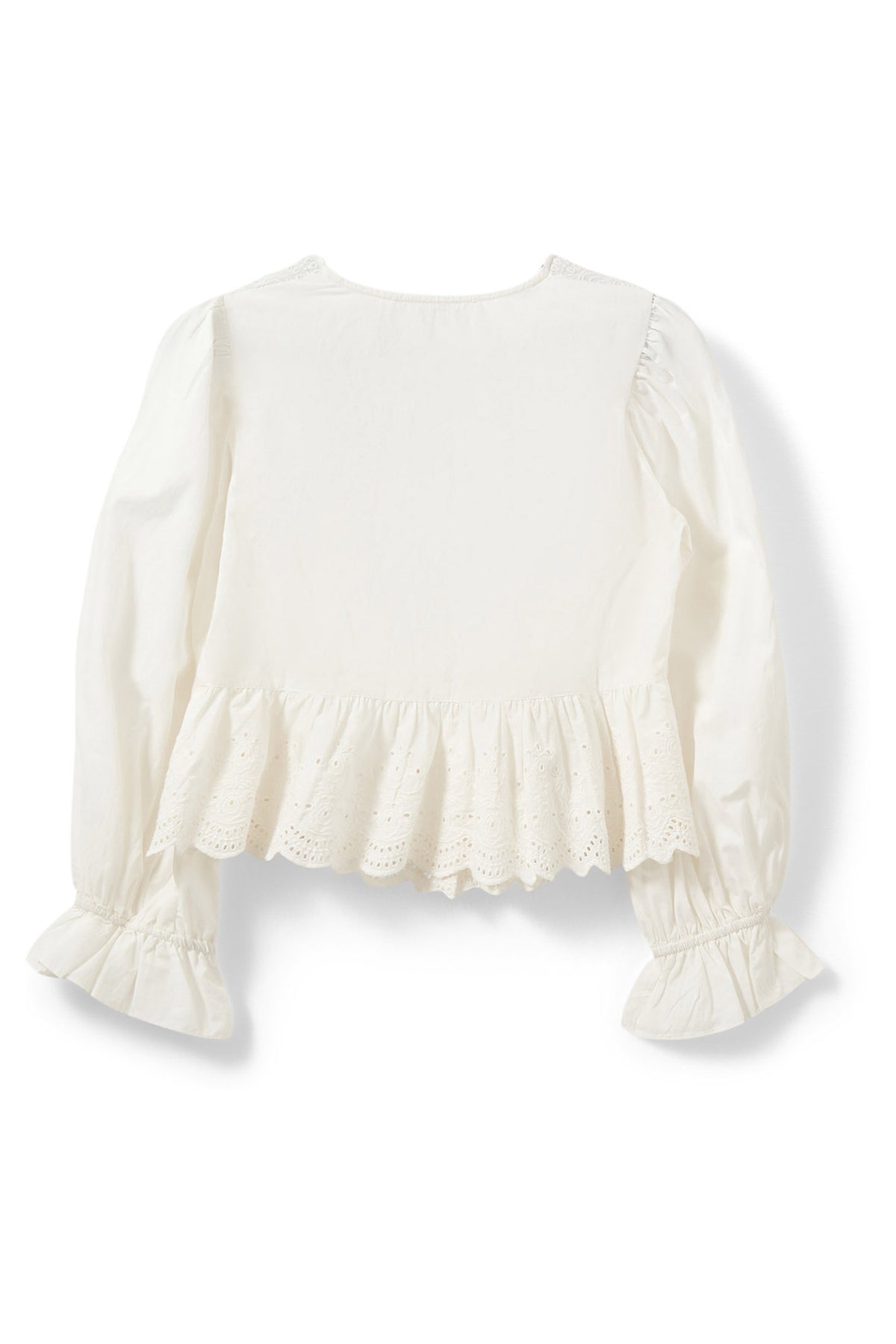 ARIASW BRODERIE ANGLAISE SKJORTA 0103 Off white - S261185