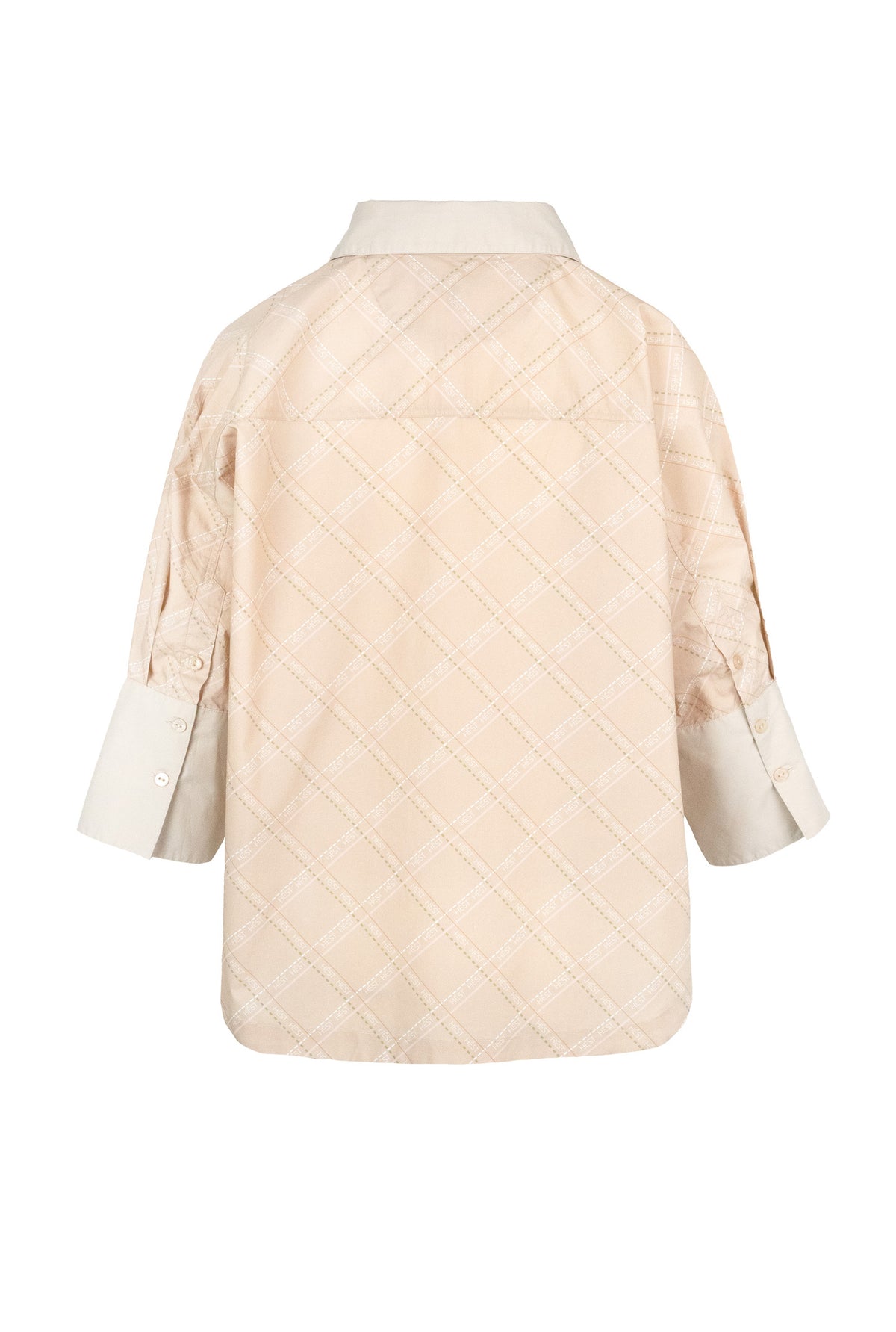 ARYA Mönstrad skjorta 6515 Humus - 2610190592