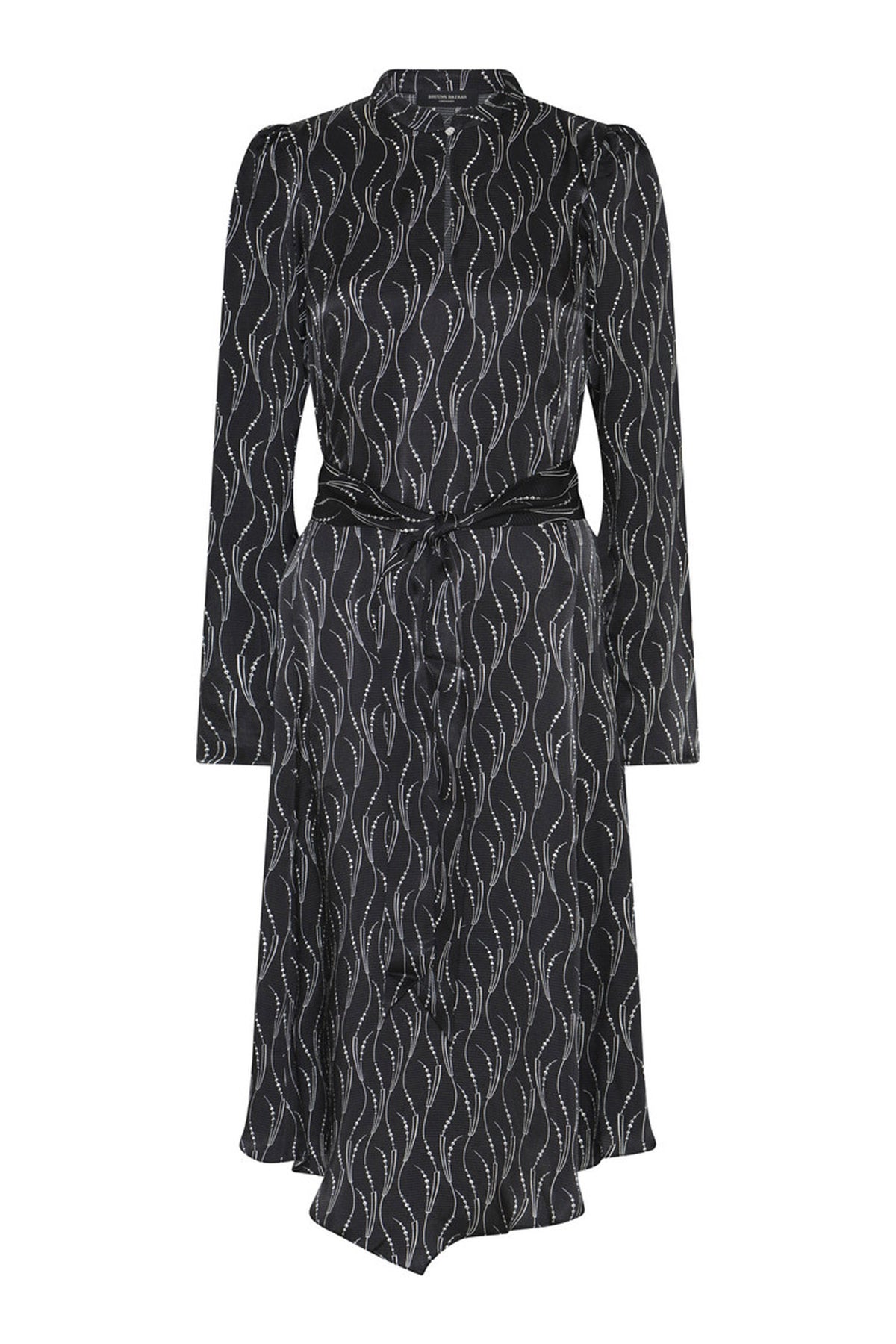 AcaraBBLiriana klänning Wavy print Svart - BBW5026