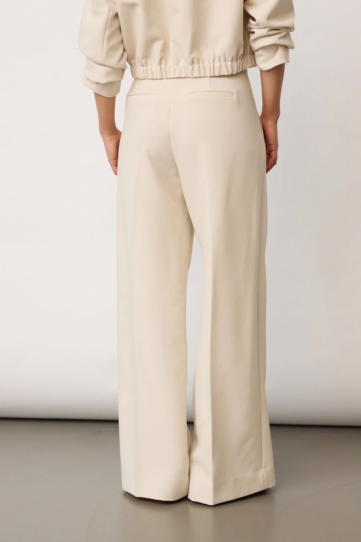AcileCC Pleat Pant LL 199-Bone - 41217