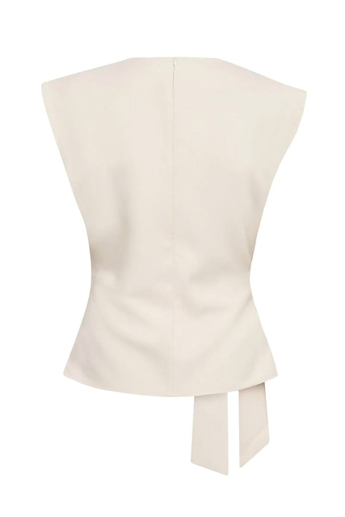 AcileCC Pleat Top 199-Bone - 45197