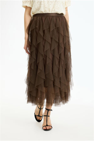 Adeline-kjol Chocolate - 17156