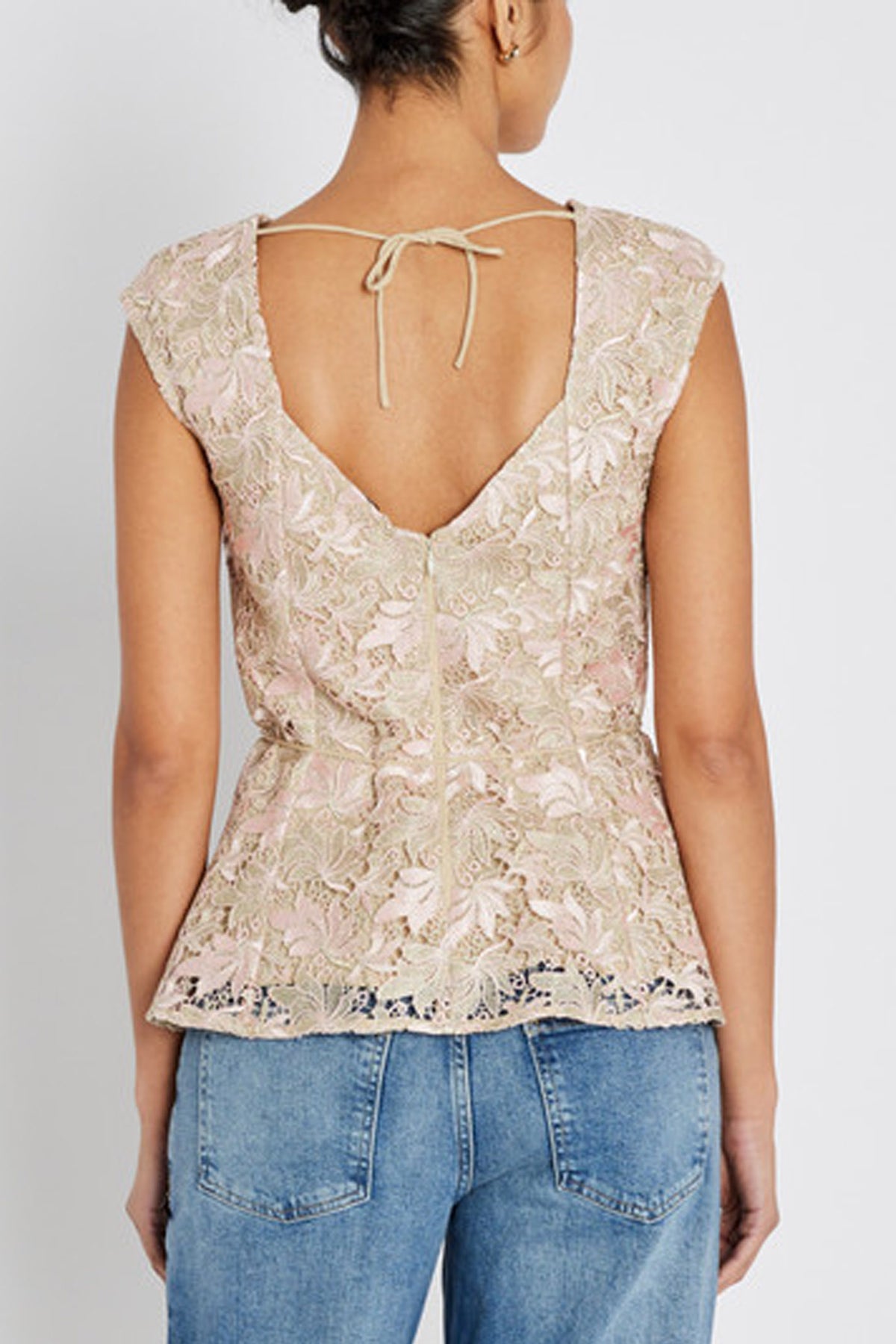 AdonidaBBOriia blus Rose Gold flower - BBW4862