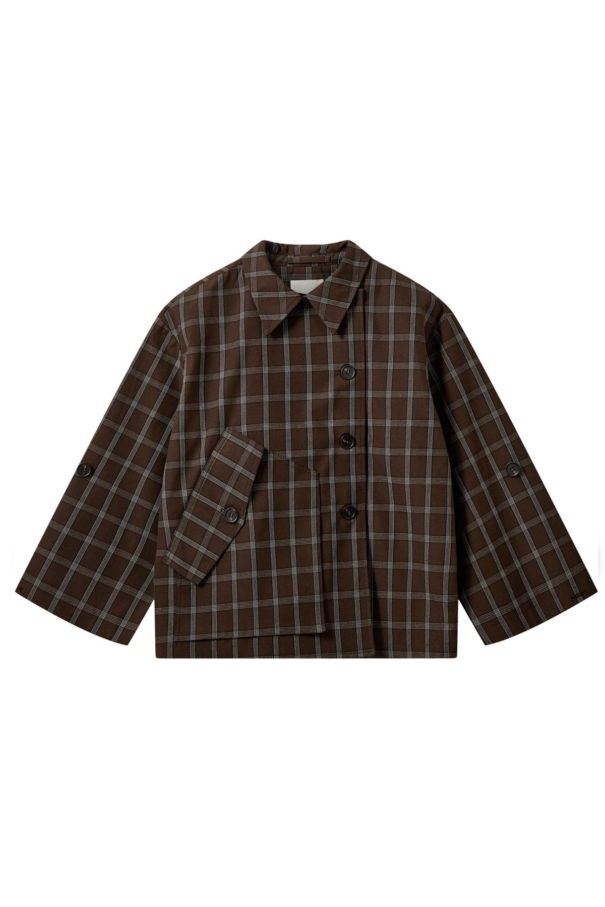 Agathasw Check Jacket Brown check - SNOS767