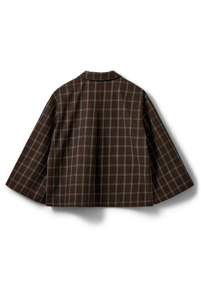 Agathasw Check Jacket Brown check - SNOS767 Thumbnail