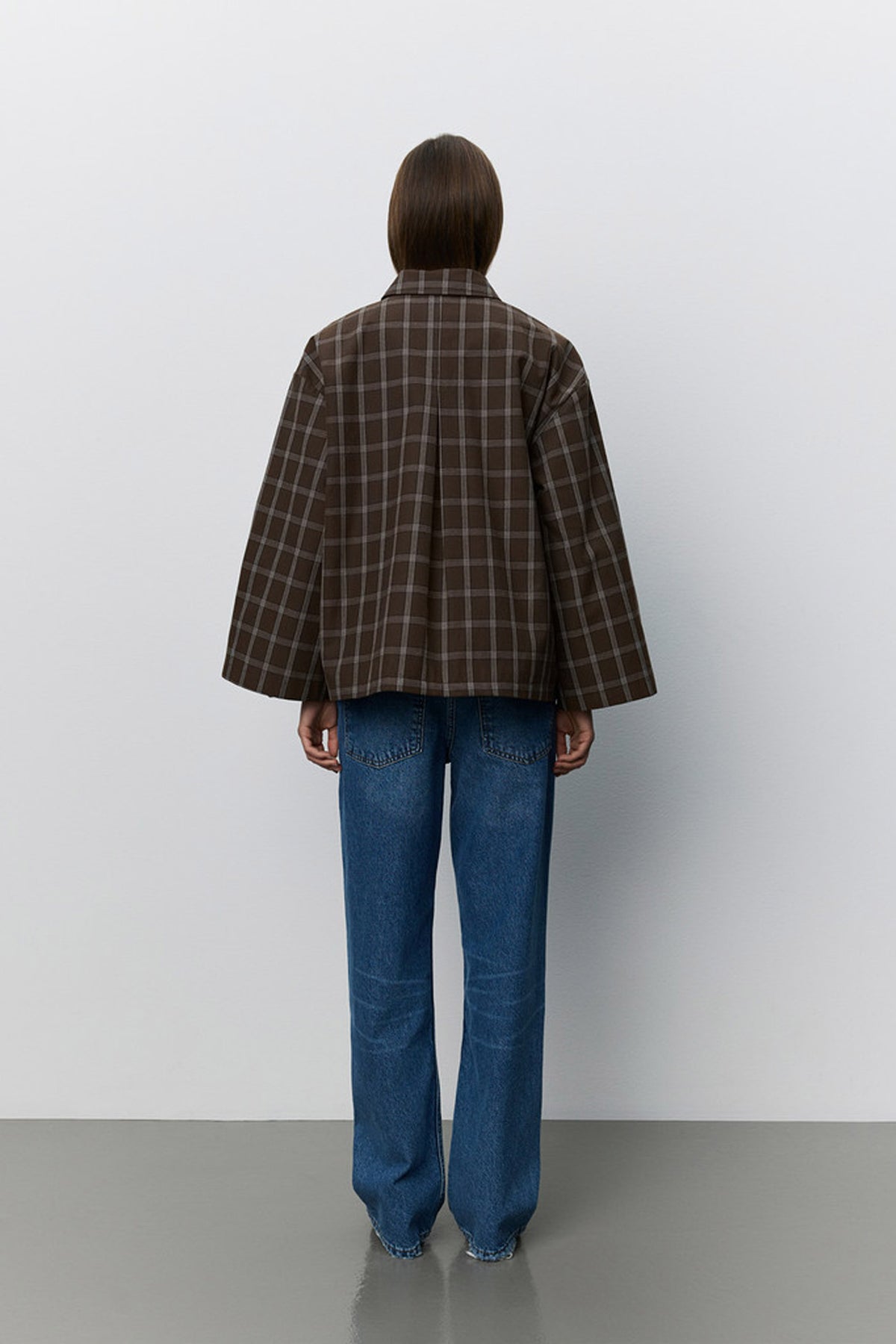 Agathasw Check Jacket Brown check - SNOS767