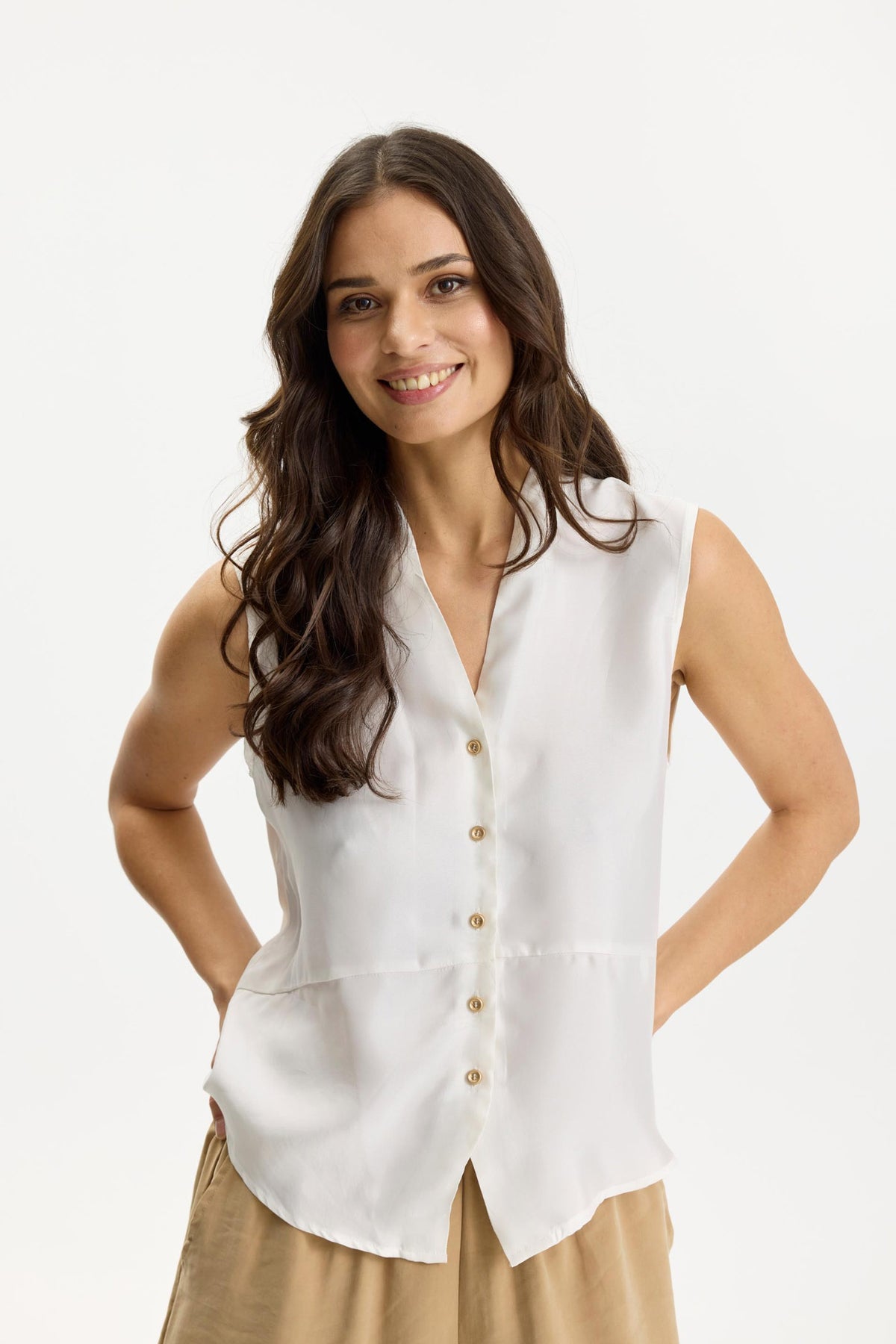 Aimee topp vit - 16991