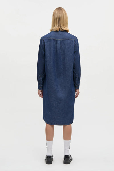 Air Denim Crissy Dress Mid Blue Denim - 205502 Thumbnail