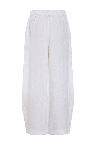 Airy linen elastiska byxor White - 263-2136-5764 Thumbnail