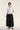 Airy linen-byxor med volang Black - 263-2136-5763