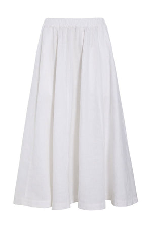 Airy linen kjol White - 263-2136-5766