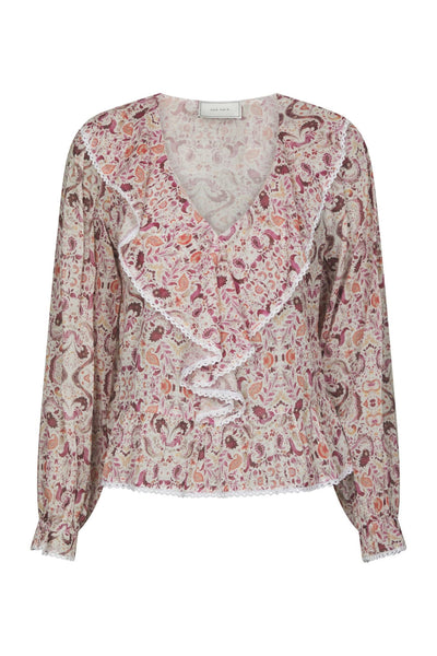 Ajda Paisley Dance Blus Ros - 167762 Thumbnail
