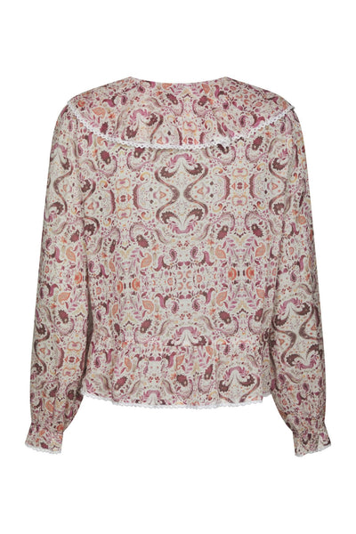 Ajda Paisley Dance Blus Ros - 167762 Thumbnail