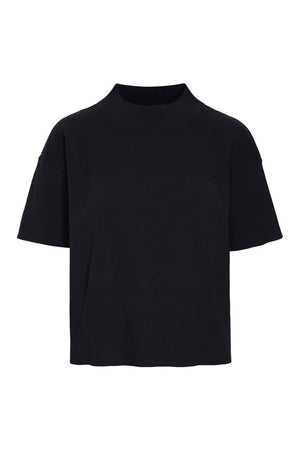 Akiko kortärmad blus Black - 266-1086-5889